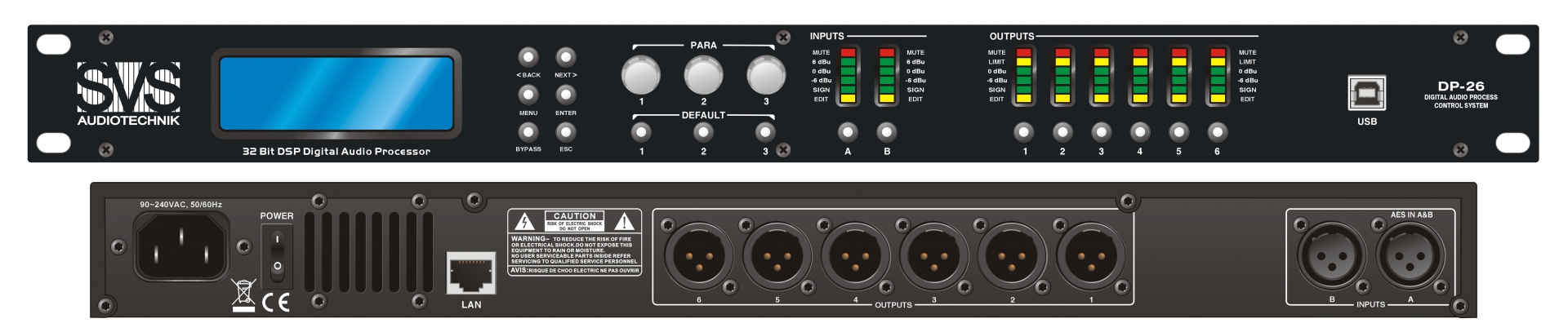 SVS Audiotechnik DP-26 Цифровой процессор: 2 входа 6 выходов в Нефтегорске
