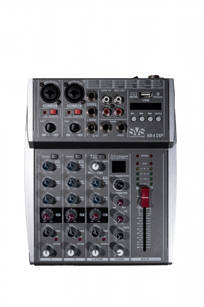 SVS Audiotechnik mixers AM-4 DSP Аналоговый микшерный пульт, 4-канала в Нефтегорске