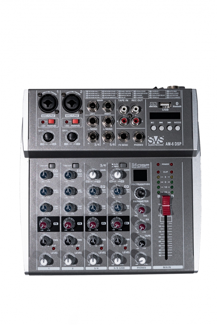 SVS Audiotechnik mixers AM-6 DSP Микшерный пульт аналоговый, 6-канальный SVS Audiotechnik mixers в Нефтегорске